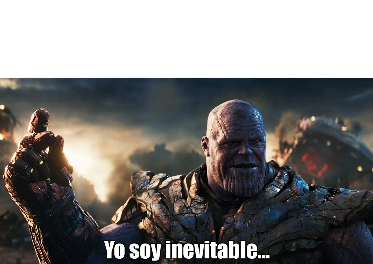 Plantilla de Yo soy inevitable | Y yo soy Iron Man