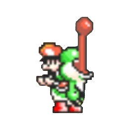 Plantilla de Yoshi tranquilo, Yoshi Gritando