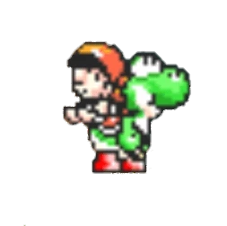 Plantilla de Yoshi tranquilo, Yoshi Gritando